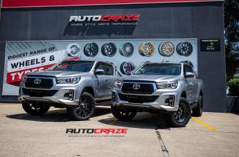 TOYOTA HILUX N80 4WD TROPHY MATTE ANTHRACITE WITH BLACK RING